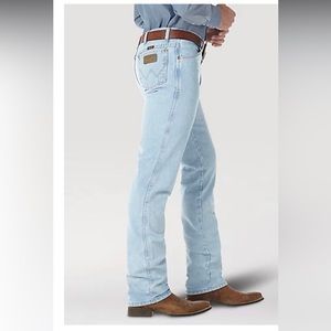 Wrangler cowboy cut slim fit in bleach